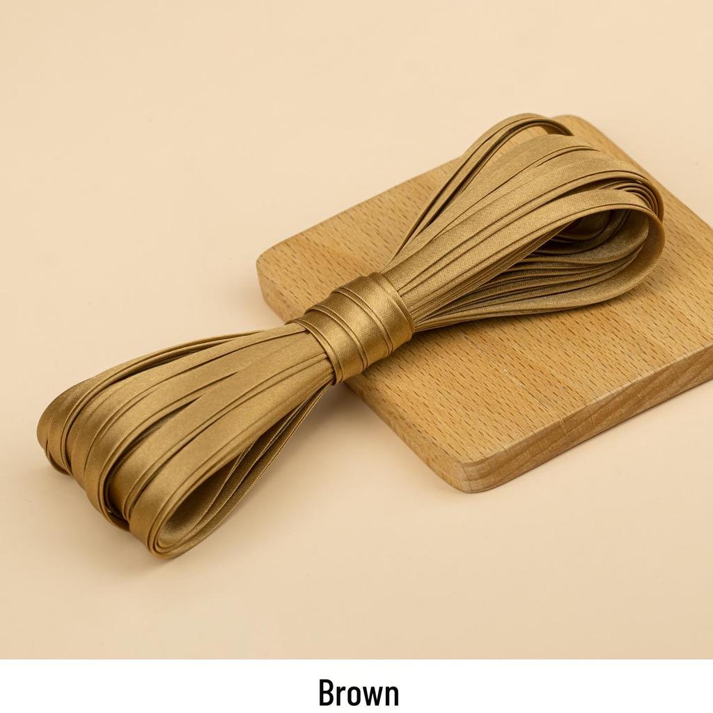 Лента-бант Hengmeihe Satin Cheongsam - 0,6 см, не требующая глажки, для аксессуаров одежды