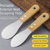 4Pcs High Hardness Stainless Steel Glue Scraper Thickened Sealant Remover Shovel  Home Improvement