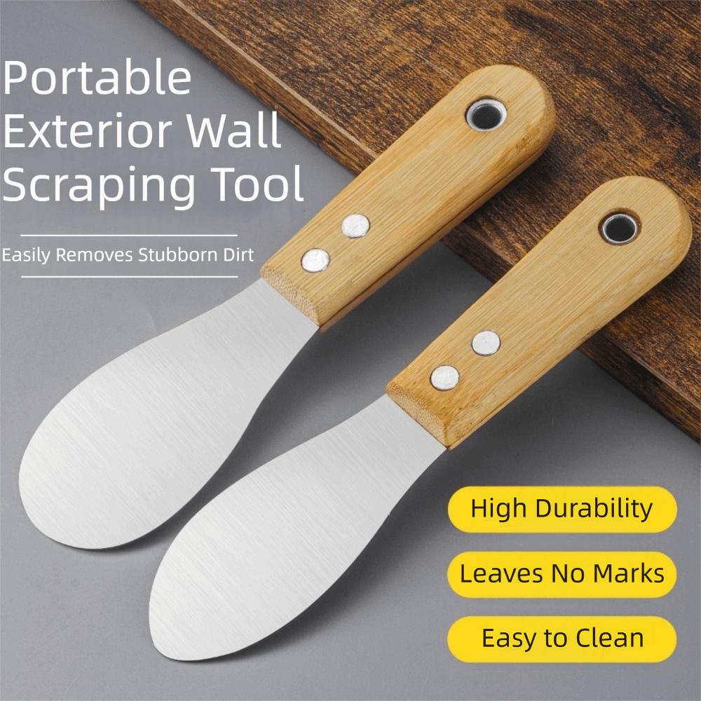 4Pcs High Hardness Stainless Steel Glue Scraper Thickened Sealant Remover Shovel  Home Improvement