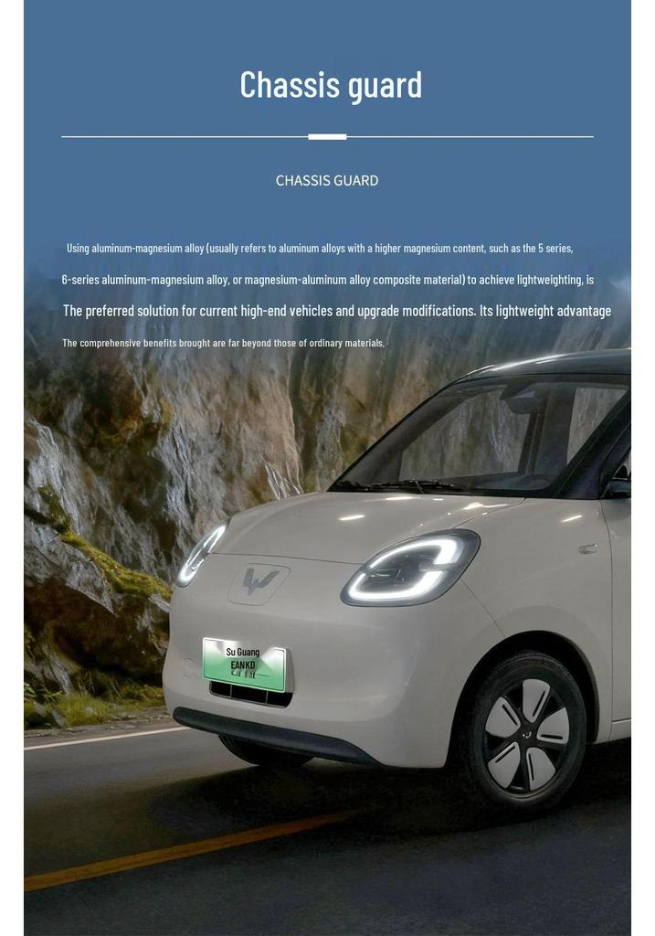 Underbody Shield for Wuling Hongguang MINI 26 Models - Protects Battery & Motor