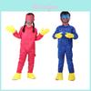 Детский костюм для косплея Huggy Wuggy Poppy Playtime Боди Комбинезон Маска Перчатки Для Унисекс