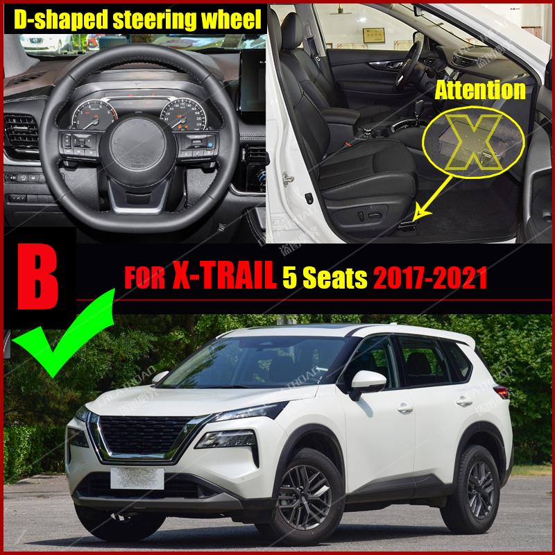 Автомобильные коврики для Nissan X-Trail Five Seats 2017 2018, изготовленные на заказ автоматические подушечки для ног, ковровое покрытие, интерьер