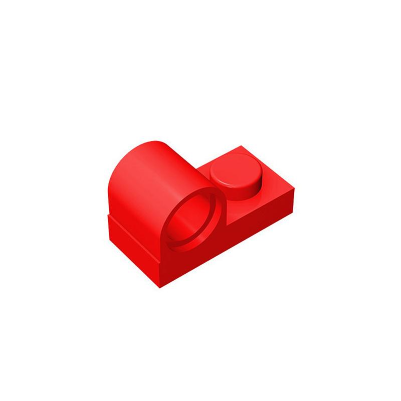 10PCS 11458 Modified 1 x 2 featuring Pin Hole on Top Block Moc Hue Attachments Works With Brick DO-IT-YOURSELF Children's Toy