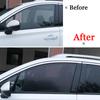 Car Styling 2pcs/set PVC Car Side Window Sunshades Electrostatic Sticker Sunscreen Film Stickers Cover Automobiles