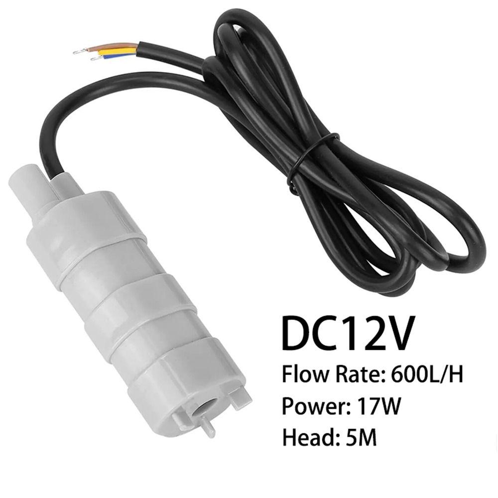 1Pcs 600L/H Submersible Water Pump DC 12V Water Pump Motor  for Camper Motorhome Use