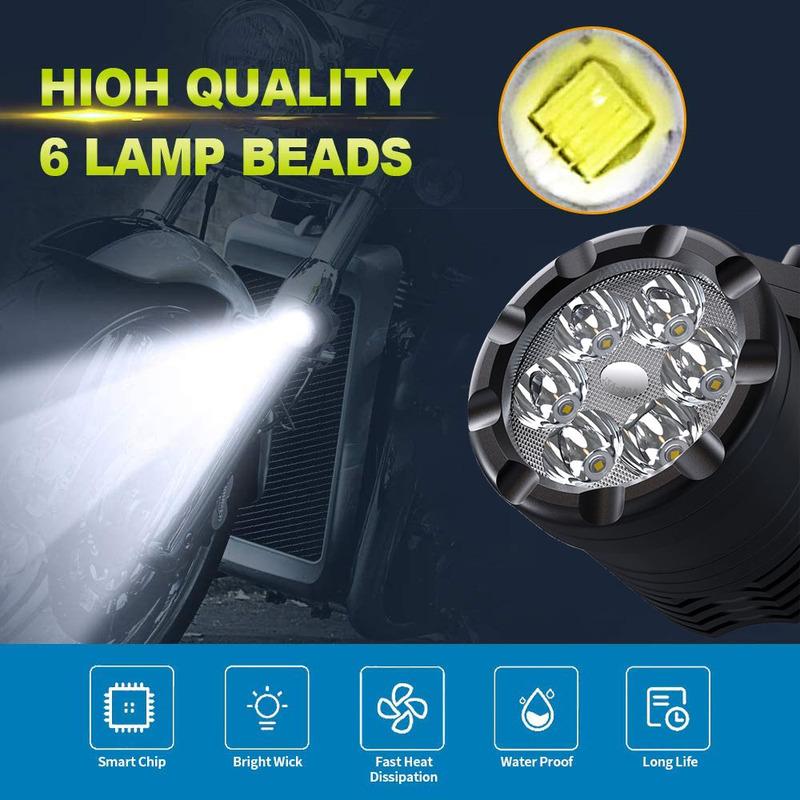 NLpearl 60W Светодиодная фара-прожектор для мотоцикла Универсальный мотоциклетный прожектор Дополнительный светодиодный вспомогательный Faro Светодиодная сборка для мотоцикла