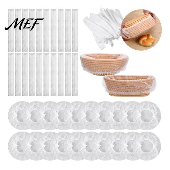 Baking Supplies for Sourdough Bread Non-woven Banneton Proofing Basket Liners, Disposable Stretchable Fermentation Covers, Food Grade Accessories Non