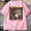 Life Is Soup I Am Fork Possum Tshirt Unisex Cotton Short Sleeve Tee Shirt Unisex Unisex Clothing Printed T Shirt Cotton Oversize