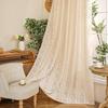 Lace Sheer Curtains Light Filtering Modern Minimalist Bedroom Living Room Balcony