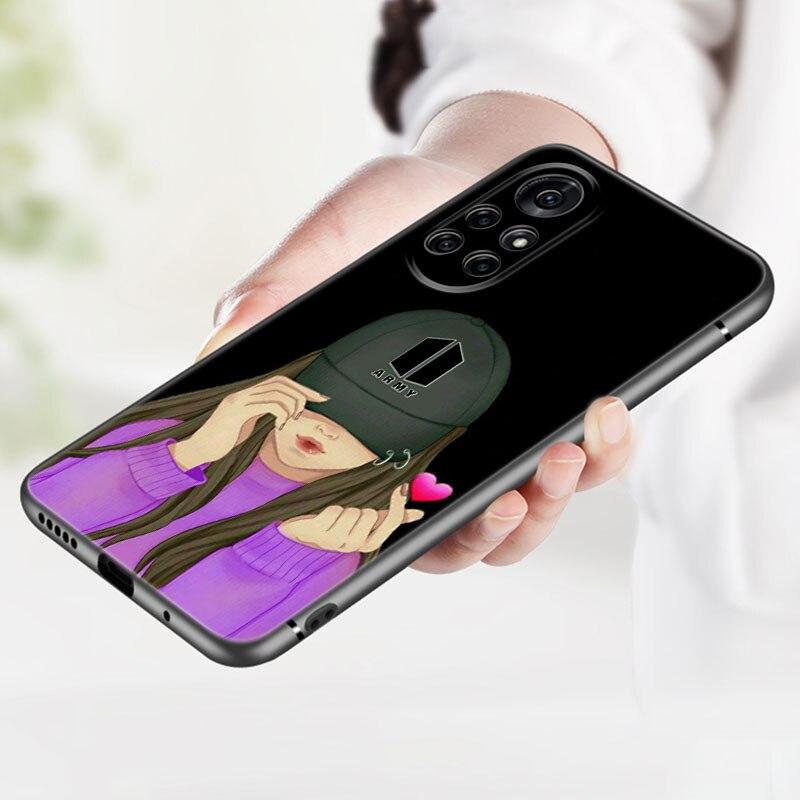 Модный стильный чехол для телефона для девочек и женщин для Huawei Honor 60 50 SE 30S Mate 30 20 10 Lite 40 Nova 9 8 Pro Y60 8i 7i 7SE 5T Premium