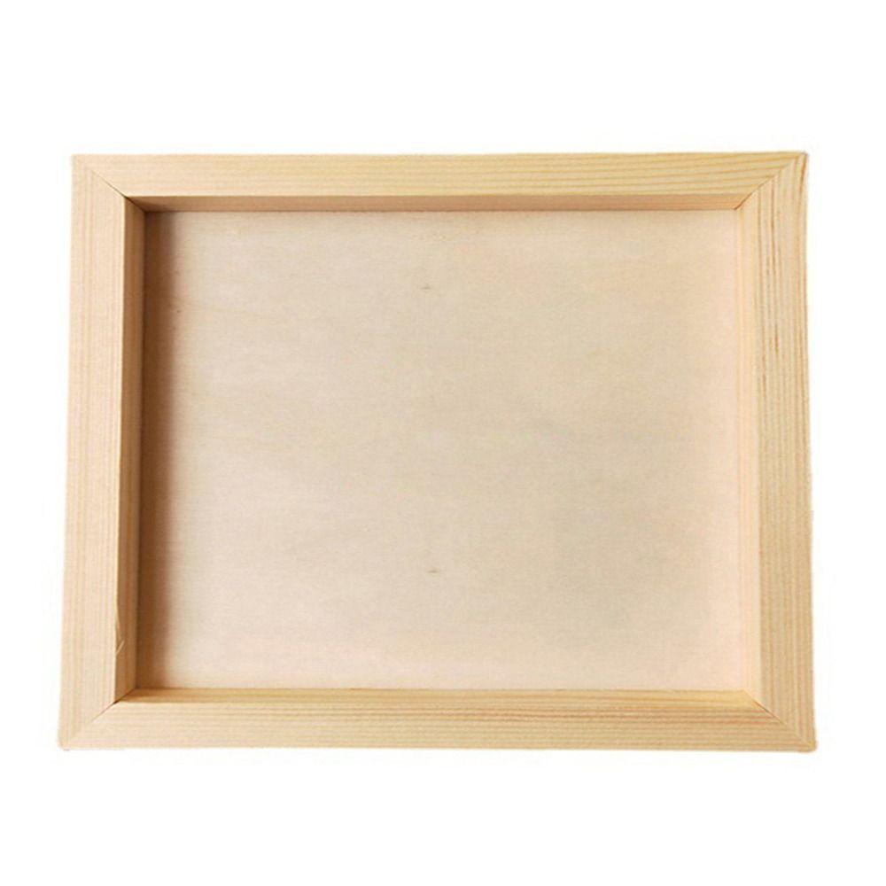 Art Puzzle Holder DIY Blank Clay Frames Painting Drawing Photo Picture Frame Decoration