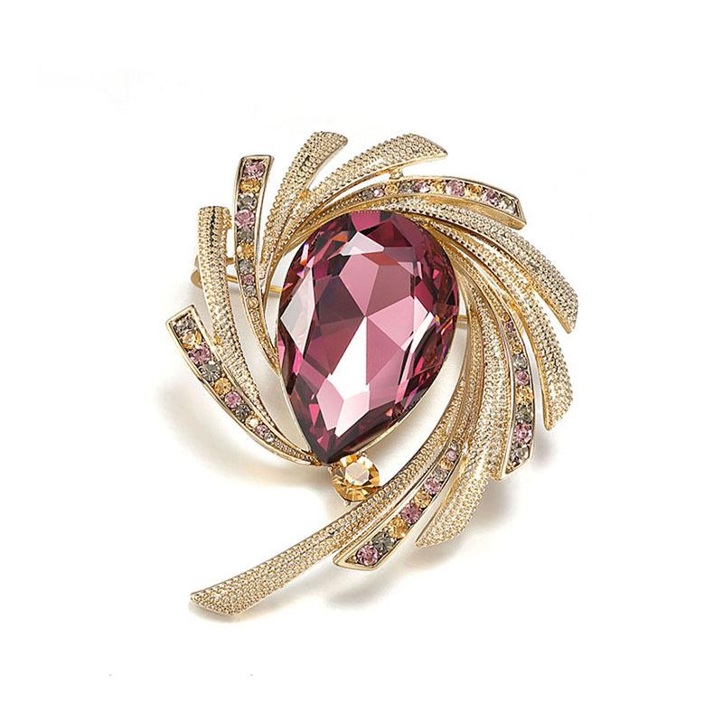 Яркая звезда имитация хрустальной броши роскошная брошь темперамент булавка костюм анти-свет изысканные аксессуары женские подарки