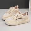Fashion Spring Little White Shoes 2024 New Thick Sole Breathable Fashion Sports Mesh Shoes Zapatos De Mujer