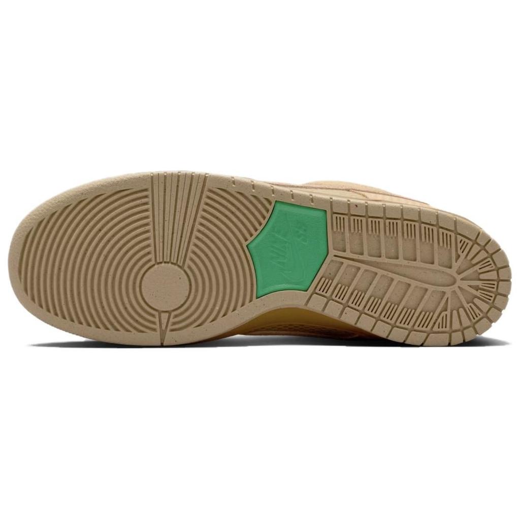 Nike Кроссовки Dunk SB Low Skateboard Shoes Мужские Бежевый Коричневый IB6206-701