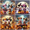 Алмазная мозаика Микки Маус Вышивка крестом Картина Новинка Вышивка Минни Хэллоуин Картинка Стразы Домашний декор