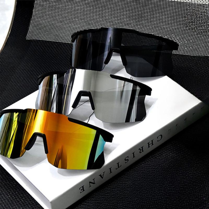 3 шт. Модные солнцезащитные очки Крутые мужские женские Роскошные очки Уличные виды спорта Бег Вождение Защитные очки Гоночные UV400 MTB Велосипедные очки