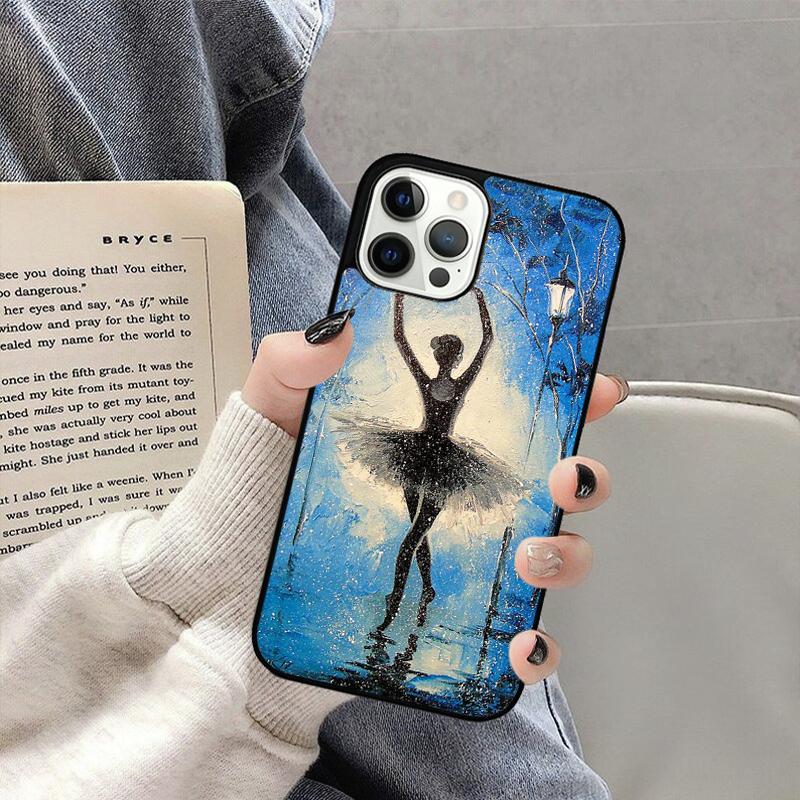 Чехол для телефона Балерина Танцовщица для iPhone 17 Air 16 15 14 plus 11 12 13 Pro Max coque Чехол