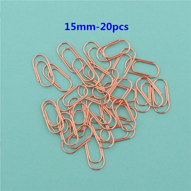 10 Colors Accessories Paper Clips Notebook Memo Pad Filing Bookmark binder Paperclips Student Office Binding Supplies Stationary