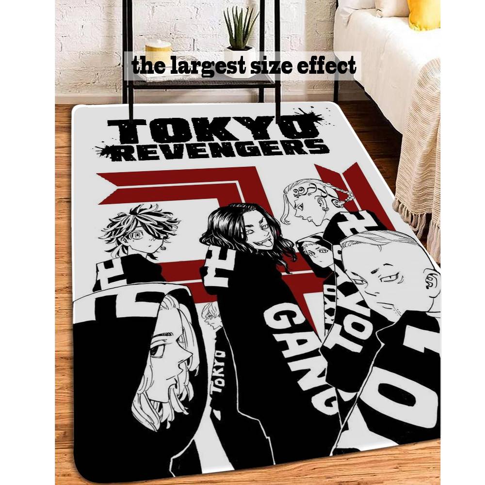 Anime Japan Tokyo Revengers Bathroom Mat Anti-slip Absorb Water Long Strip Cushion Bedroon Mat Welcome Doormat