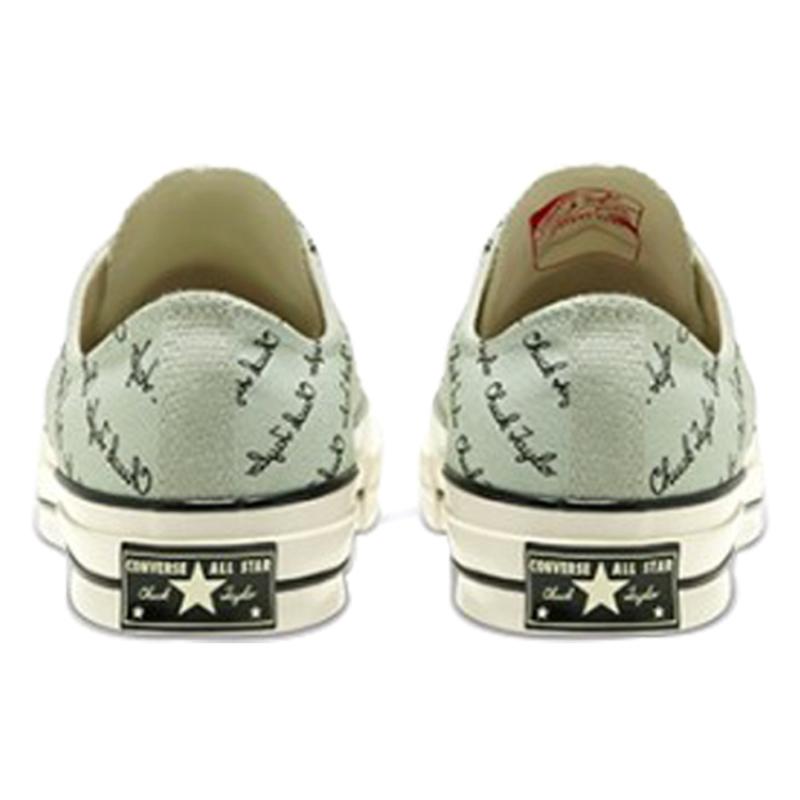 Converse 1970-е годы Фирменные Удобные и Универсальные Низкие парусиновые Унисекс Зеленые