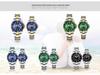Мужские зеленые часы Submariner Date из нержавеющей стали – Высококлассный минимализм, Водонепроницаемые, Вращающийся безель, Спортивный дизайн для студентов