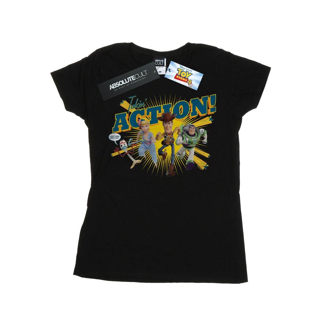 Disney Womens/Ladies Toy Story 4 Takin´ Action Cotton T-Shirt
