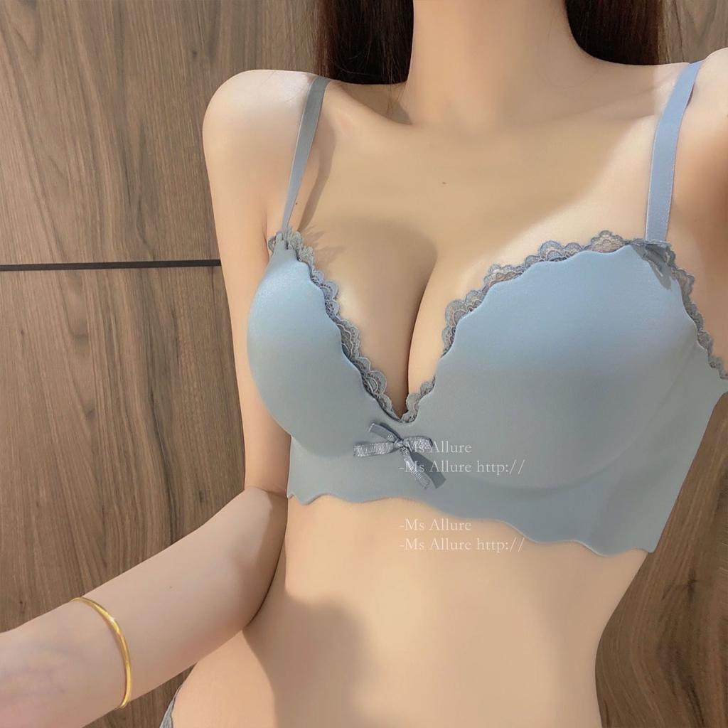 Бесшовное нижнее белье пуш-ап для женщин, без косточек, сексуальный гладкий цельный бюстгальтер