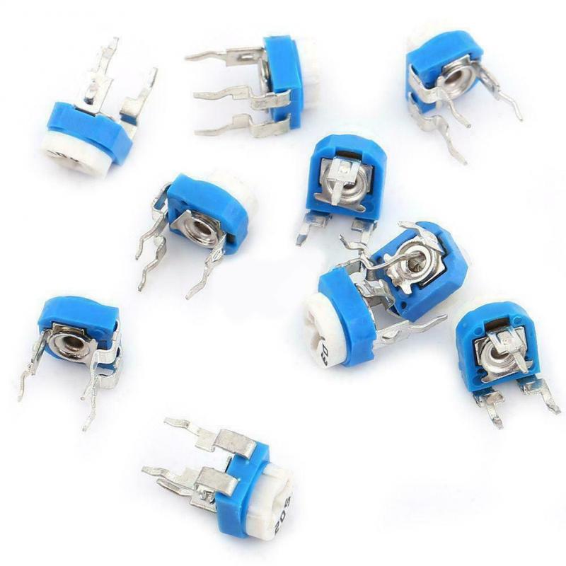 100/130 шт. потенциометр, регулируемый резистор, комплект многооборотного триммера, потенциометр