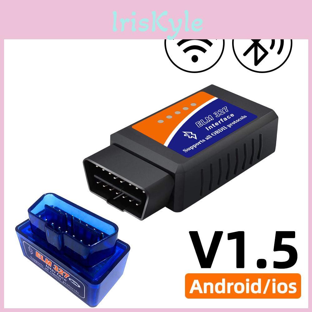 Автомобильный сканер Obd2 Диагностический Elm327 Детектор Считыватель кодов Инструмент V15 Wifi Bluetooth Obd 2 Для Ios Android Автоматическое сканирование Инструменты для ремонта