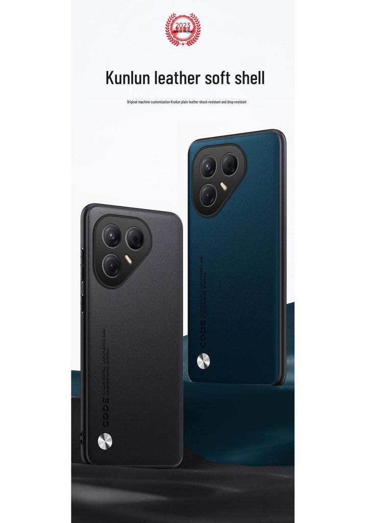 Ретро-кожаный противоударный чехол для Tecno Pova8 5G - Деловой стиль