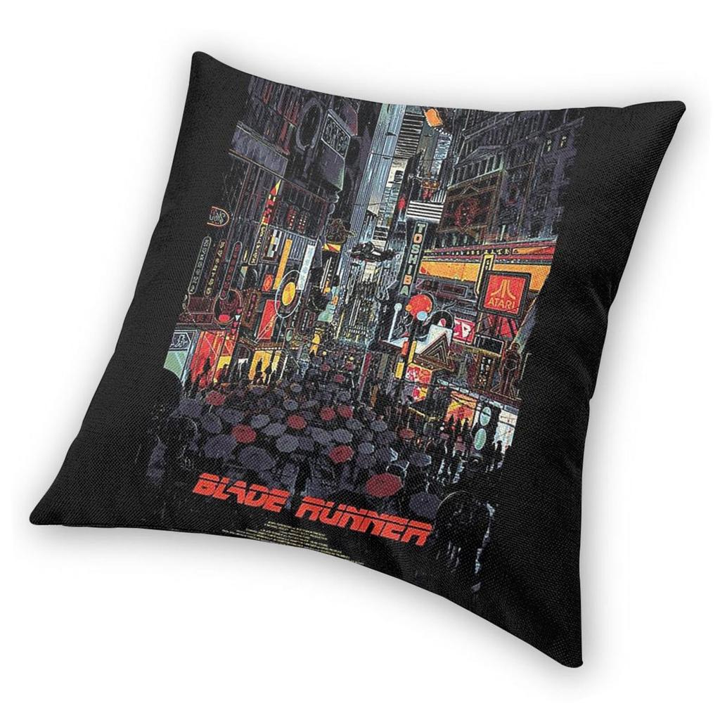 Blade Runner Square Pillowcase Polyester Linen Velvet Pattern Zip Decorative Sofa Cushion Case