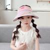 Children's Hat Girl Cartoon Big Hat Brim Sun Protection Hat Little Girl Outdoor Summer Sky Top Sun Hat