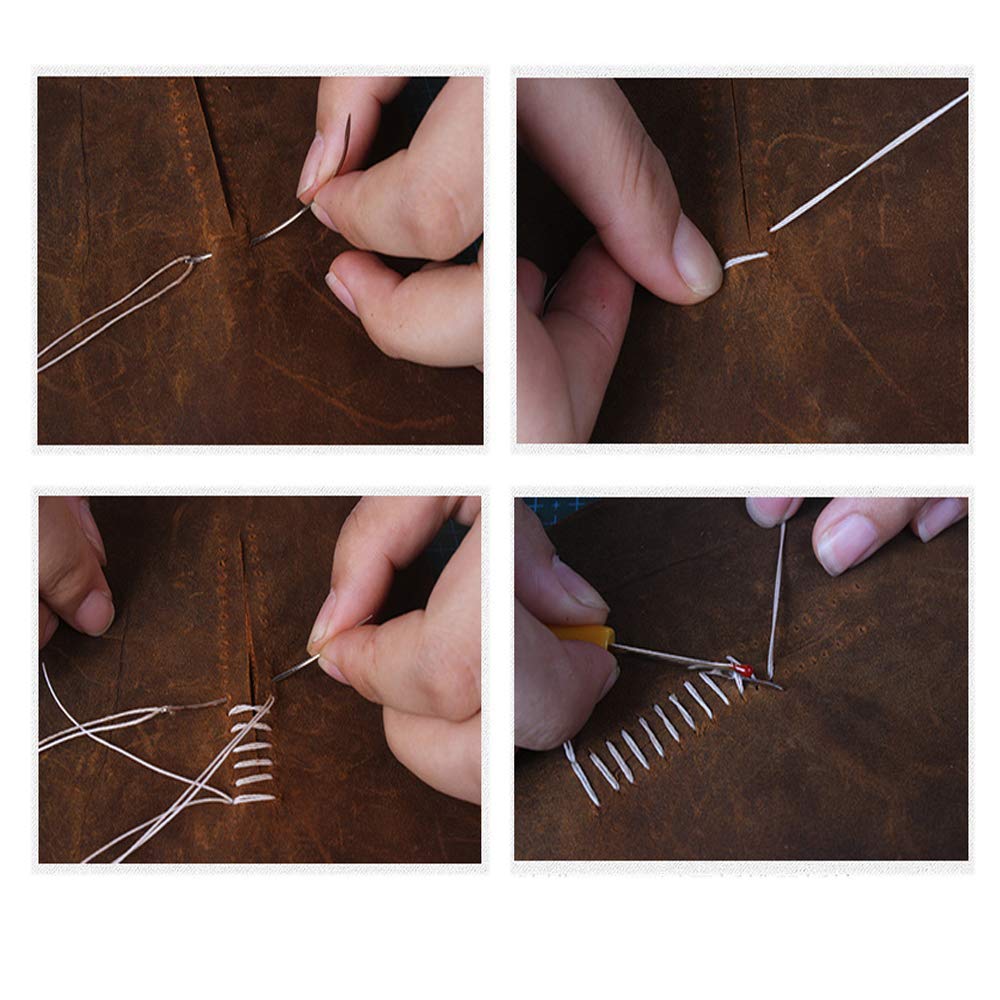 Вощеная нить для кожевенного ремесла, ручная швейная нить, вощеный шнур, плоская нить, белая вощеная нить, вощеная нить, самодельная вощеная нить для кожи