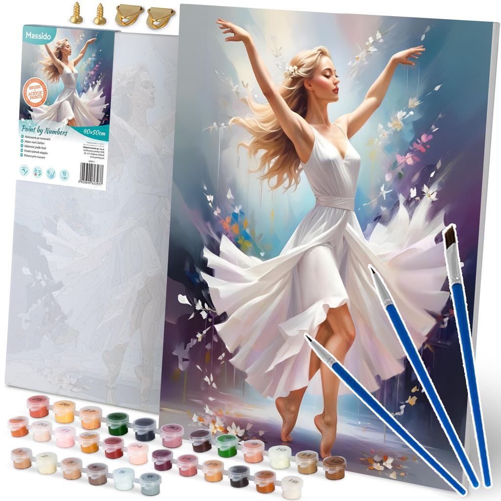 Paint By Numbers Picture 40X50 Cm Massido Dancing Woman