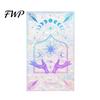Prism Technology Decal Rainbow Suncatcher Window Cling, Colorful Prismatic Flowers Anti-Collision Sticker, Fun Decoration Reusable Static Glass