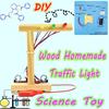 DIY Traffic Light Model Kit Educational Toys for Children Exploring Science Child Experiment Handmade Assembly Physics Toy Gifts