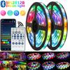 LED Strip Lights 1M-30M WS2812B USB 5050 RGB Bluetooth Infrared Remote Control Luces Flexible Lamp Diode Tape For Festival SMD