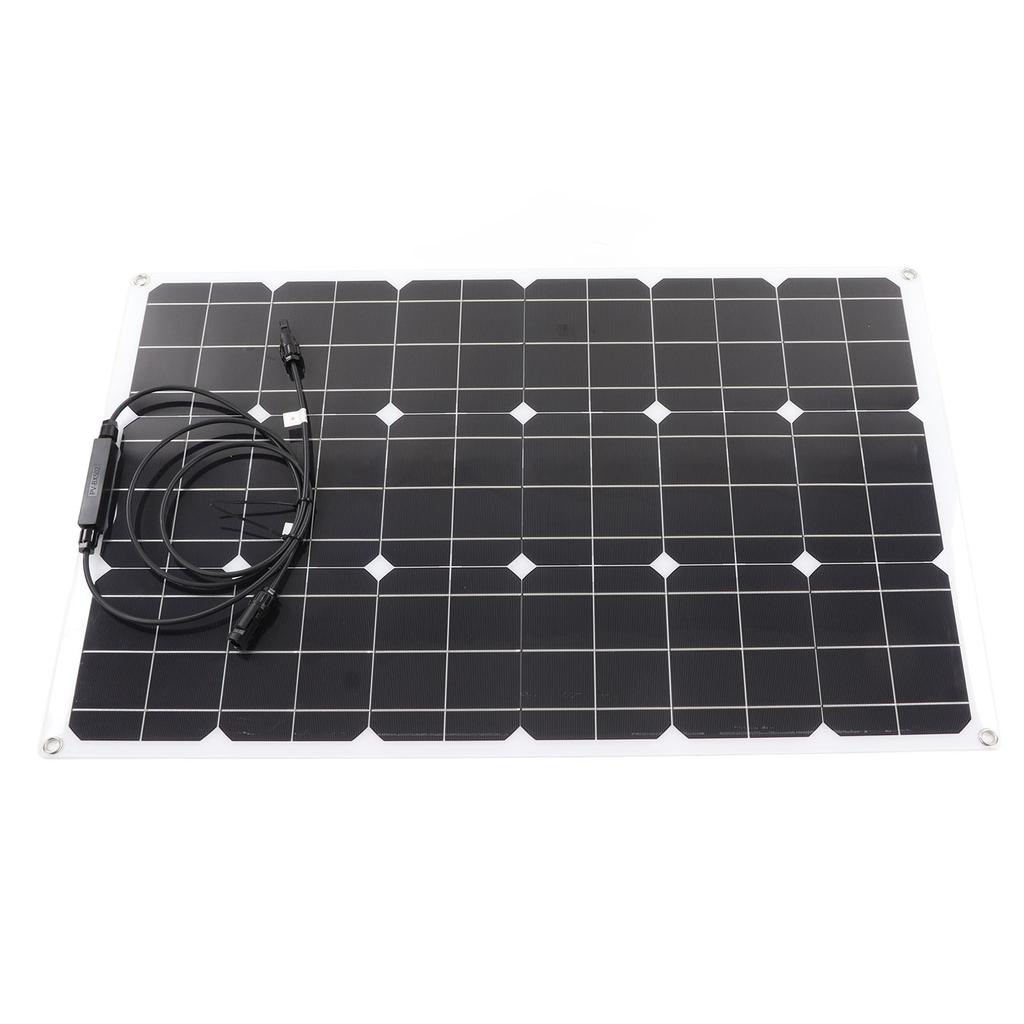 Flexible Solar Panel High Efficiency Monocrystalline Lightweight Solar Charger Panel for Outdoor RV