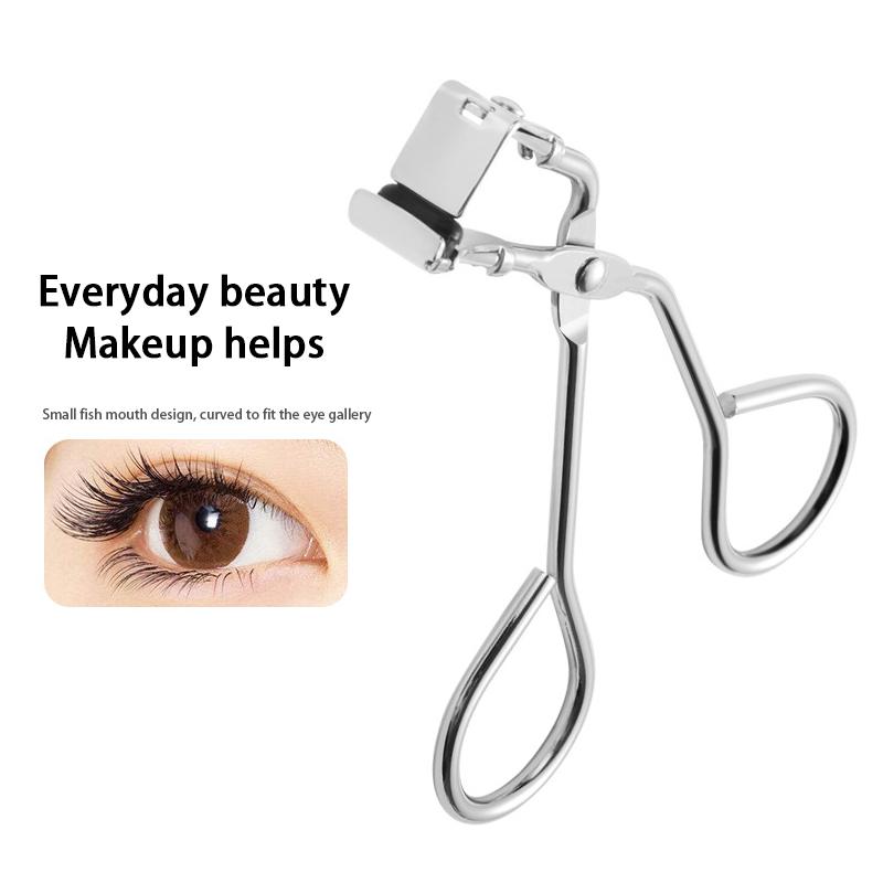 Stainless Steel Local Eyelash Clip Natural Curly Cosmetic Clip Eye Lash Curling Applicator Professional Eyelash Curler