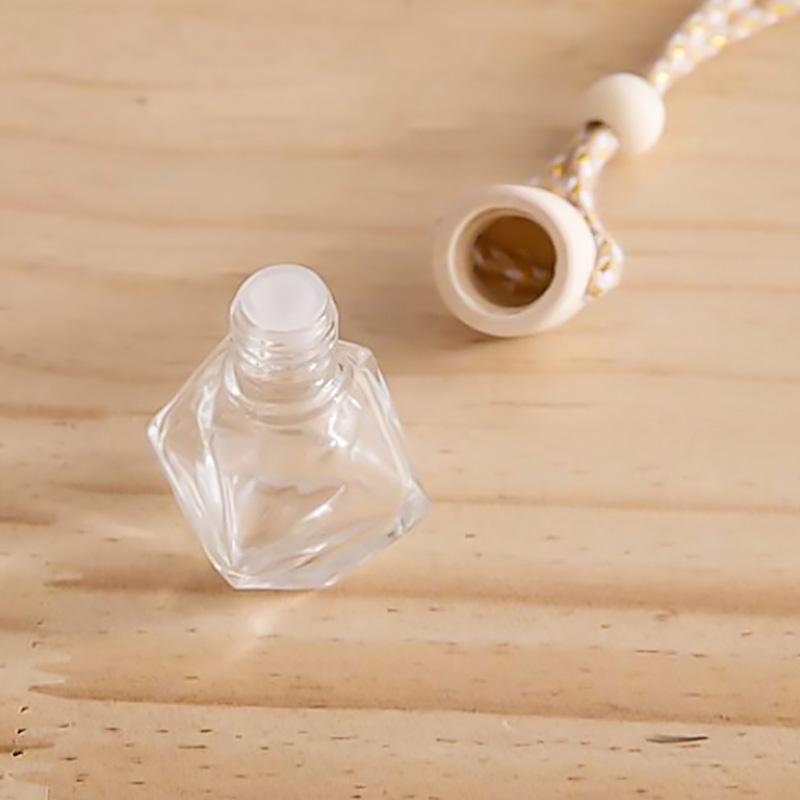 Автомобильные подвески для духов, креативная пустая бутылка, сделай сам, освежитель воздуха, украшение для духов, для эфирных масел, стеклянная подвеска