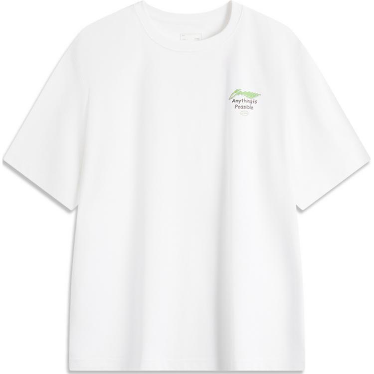 Футболка Li Ning Sports Life Collection Мужская Стандартная Белая AHSU651-1