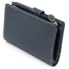Кошелек для монет с застежкой-молнией PH0451 Dark Stitch 10915 [Kitamura] Г-образный, синий/цвет слоновой кости [Темно-синий]