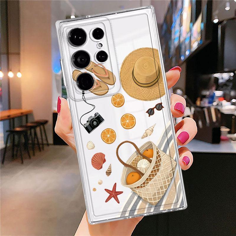 Чехол для телефона Samsung Galaxy S26 S24 S20 Plus Note 20 Ultra 10 S25 Edge S23 Ultra S21 S22 FE Пляж Путешествия