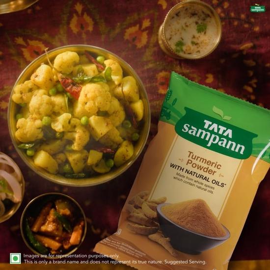 TATA Sampann Порошок куркумы с натуральными маслами, 200 г, порошок Haldi