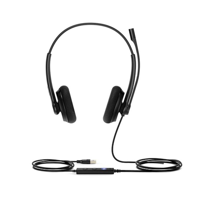 Casque Avec Microphone - Yealink - UH34 Lite - Annulation De Bruit - USB - 1.2 M