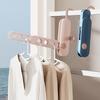 Travel Folding Clothes Hanger 7 Hole Portable Drying Rack for Hotel Business Trip Clothing Organizer