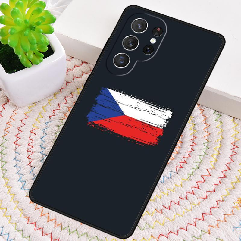 Чехол для телефона с флагом Чешской Республики для Samsung Galaxy note 10 pro S26 Ultra S23 S24 FE S25 S21 S22 PLUS ударопрочный Чехол