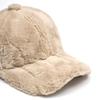 Бейсболка женская осенне-зимняя утепленная кепка для улицы из плотного бархата, однотонная плюшевая кепка