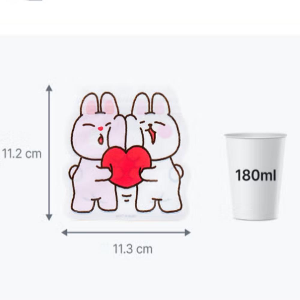 Rabbit Design Zipper Bags 10-pack