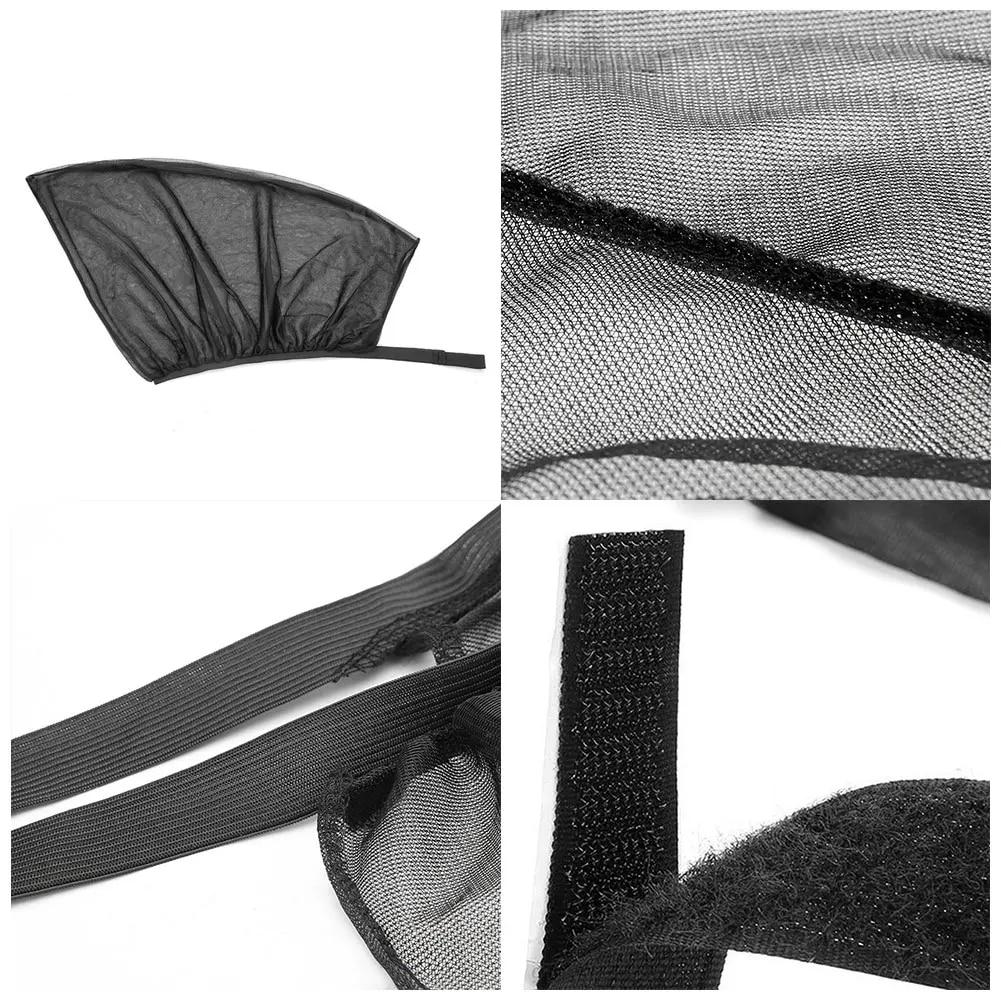 2PCS Car Window Screen Door Covers Front/Rear Side Window UV Sunshine Cover Shade Mesh Car Mosquito Net For Baby Child Camping
